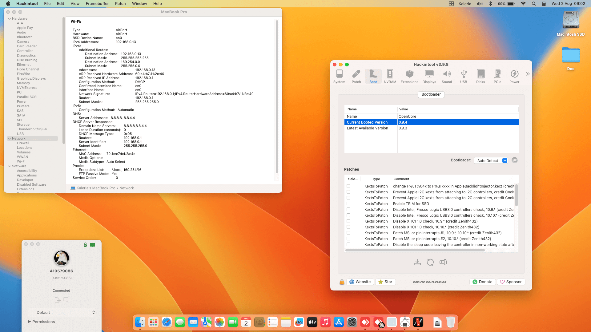 Dell Inspiron 17 7779 2 in 1 [KabyLake   Intel UHD 620 + I2C]   OpenCore 1